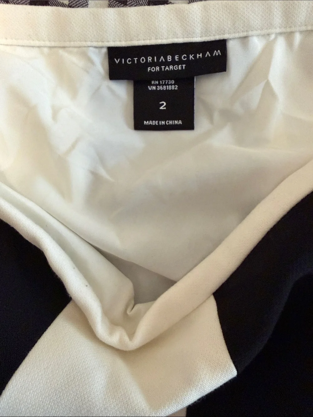 Victoria Beckham for Target Black & White Bold Vertical Stripe Pencil Skirt - Picture 6 of 7